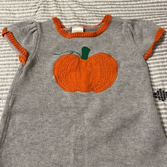 🔆Gymboree Pumpkin Sweater Dress Size 18-24 Months - Picture 2 of 4